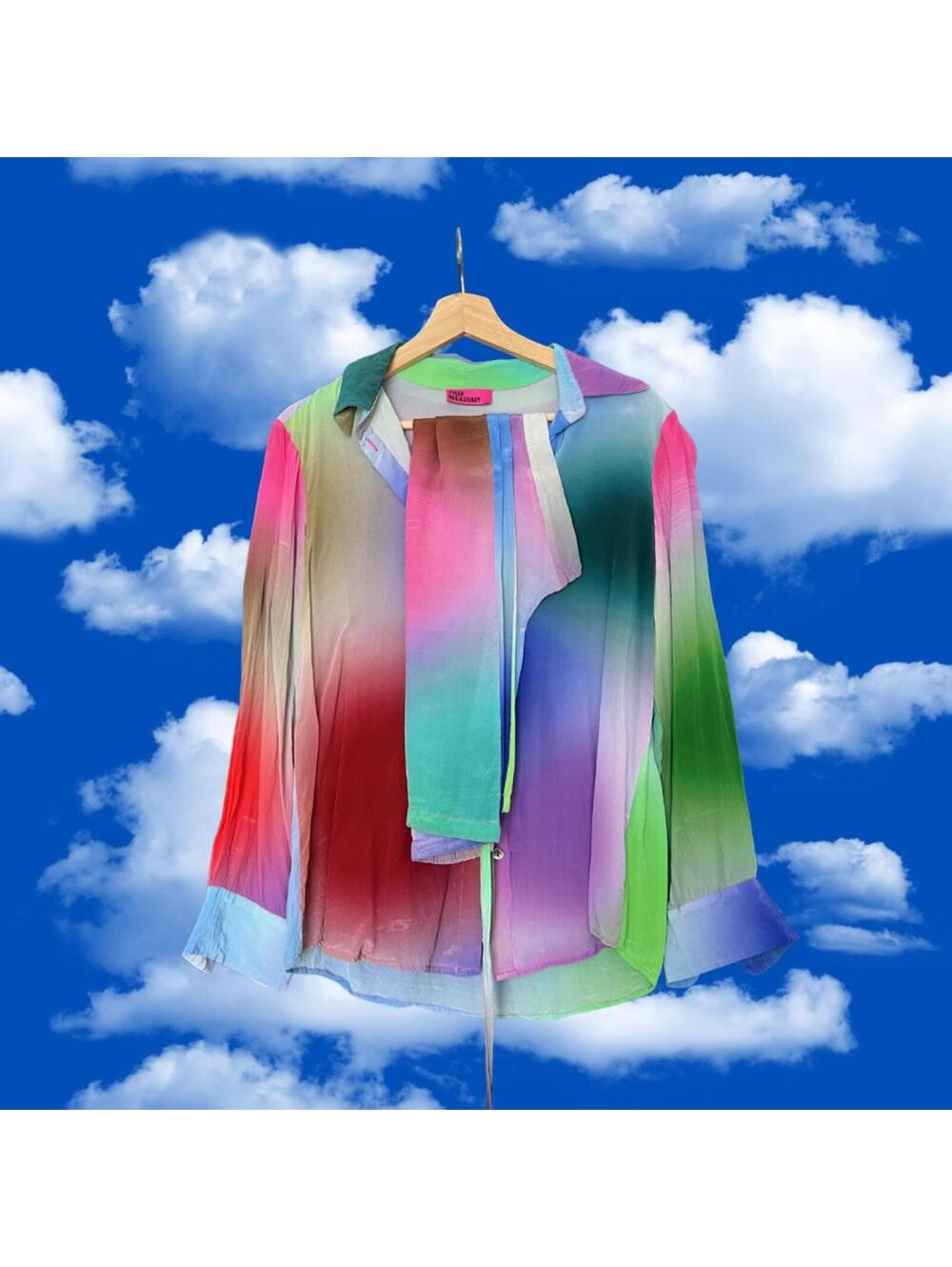 Tyler McGillivary Tilda Rainbow Blouse and Pants Set Size XS MSRP $300